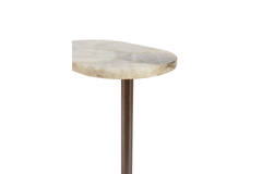 Side table 40,5x26x55 cm REVIX agate smoke+brown bronze