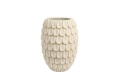 Pot Ø34,5x49 cm TORCY beige