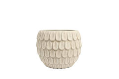 Pot Ø39x31 cm TORCY beige