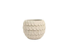 Pot Ø34,5x27,5 cm TORCY beige