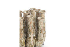 Vase deco 20x15x24 cm LEANJA ceramics beige