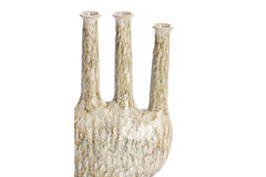 Vase deco 24,5x11,5x34,5 cm BEKAPO ceramics beige