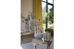 Vase deco 24,5x11,5x34,5 cm BEKAPO ceramics beige