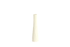 Vaas deco Ø11x45 cm SETIMMO keramiek mat crème