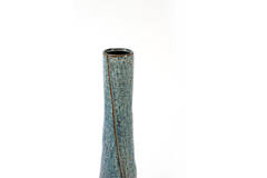 Vase deco Ø12x55,5 cm SETIMMO ceramics blue+brown