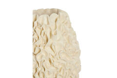 Vaas deco Ø26x39,5 cm AGELLO crème