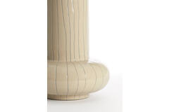 Vase deco Ø23x33 cm ASANO cream-dark brown