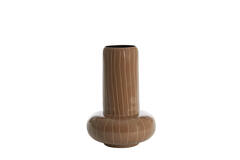 Vase deco Ø23x33 cm ASANO brown-cream