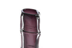 Vase 20,5x13x29 cm ASHORO glass dark purple