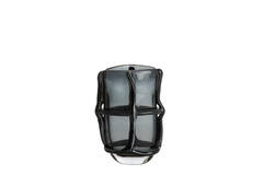 Vaas 20,5x13x29 cm ASHORO glas grijs