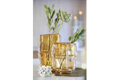 Vase 20,5x13x29 cm ASHORO glass amber