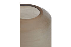 Vase Ø31x42 cm NAYORO glass matt light brown