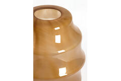 Vase Ø31x42 cm NAYORO glass shiny amber