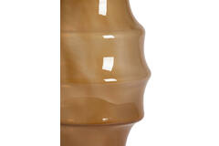 Vase Ø31x42 cm NAYORO glass shiny amber