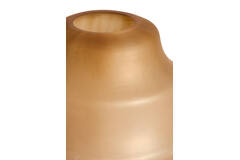 Vase Ø31x42 cm NAYORO glass matt amber