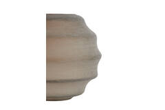 Vase Ø32,5x29 cm NAYORO glass matt light brown