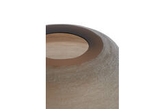 Vase Ø32,5x29 cm NAYORO glass matt light brown