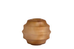 Vase Ø32,5x29 cm NAYORO glass matt amber