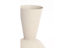 Vase deco Ø25x60 cm CHEDI matt light grey