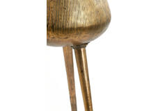 Pot on base deco Ø44x124 cm MARIELLE gold
