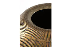 Pot on base deco Ø44x124 cm MARIELLE gold