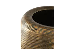 Pot on base deco Ø75x149 cm MARIELLE gold