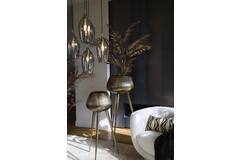 Pot on base deco Ø75x149 cm MARIELLE gold