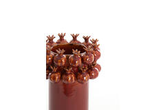 Vase deco Ø16,5x25 cm POMEGRANATE ceramics burgundy