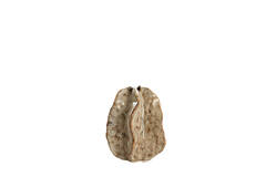 Vase deco 11,5x10x13,5 cm IDRIJA ceramics light brown