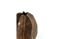 Vase deco 13,5x12x16,5 cm IDRIJA ceramics matt copper