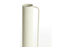 Vaas deco Ø12x28 cm PANZANO mat crème