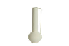 Vaas deco Ø12x33 cm PANZANO mat crème