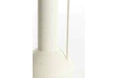 Vaas deco Ø12x33 cm PANZANO mat crème
