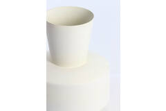 Vaas deco Ø24x32 cm NOVAJA crème