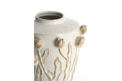 Vase deco Ø38x45 cm JUANA ceramics cream