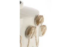 Vase deco Ø38x45 cm JUANA ceramics cream