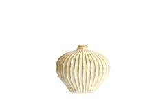 Vaas deco 30x16x25 cm LORITO keramiek parelmoer