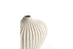 Vase deco 30x16x25 cm LORITO ceramics cream