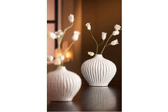 Vase deco 30x16x25 cm LORITO ceramics cream