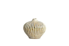 Vase deco 30x16x25 cm LORITO ceramics olive green