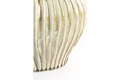 Vase deco 30x16x25 cm LORITO ceramics olive green