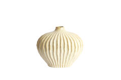 Vaas deco 35x21x30 cm LORITO keramiek parelmoer