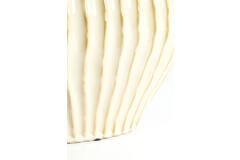 Vaas deco 35x21x30 cm LORITO keramiek parelmoer