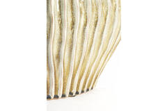 Vaas deco 35x21x30 cm LORITO keramiek olijf groen