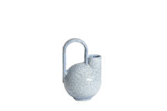 Vase deco 16x15,5x26 cm SERRES ceramics light blue