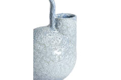 Vase deco 16x15,5x26 cm SERRES ceramics light blue