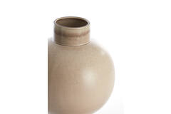 Vaas deco Ø34x46 cm ZELATA keramiek zand