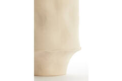 Vaas deco Ø25x38 cm CORSICO keramiek mat crème