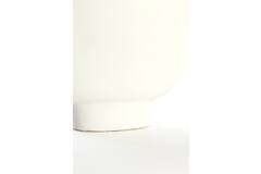 Vaas deco 18x8x31 cm TROVO keramiek wit