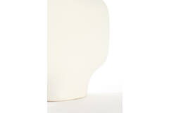 Vaas deco 30x10,5x36 cm TROVO keramiek wit